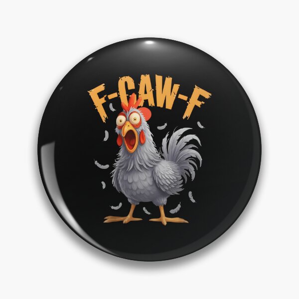 Item preview,  Funny F-Caw-F Grey Rooster Fcawf Chicken Farm Humor Outfit designed and sold by merlinnears.