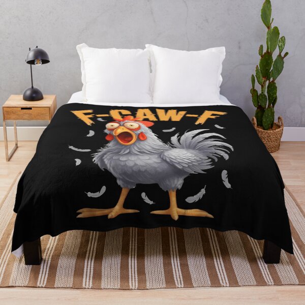Item preview,  Funny F-Caw-F Grey Rooster Fcawf Chicken Farm Humor Outfit designed and sold by merlinnears.
