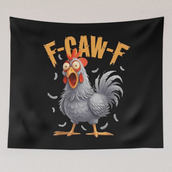 Item preview,  Funny F-Caw-F Grey Rooster Fcawf Chicken Farm Humor Outfit designed and sold by merlinnears.