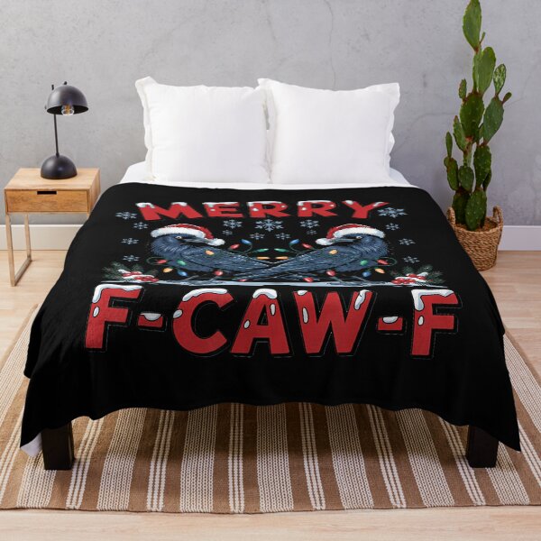 Item preview, Quote Rooster Merry F-Caw-F Funny Chicken Humor Christmas designed and sold by merlinnears.