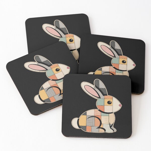 Item preview, Easter Bunny Faux Embroidery Easter Patchwork Easter Day designed and sold by tabdejinti.