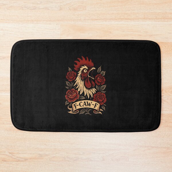 Item preview, F-Caw-F Chicken Rooster Funny Meme F Caw F Rose Fcawf designed and sold by merlinnears.
