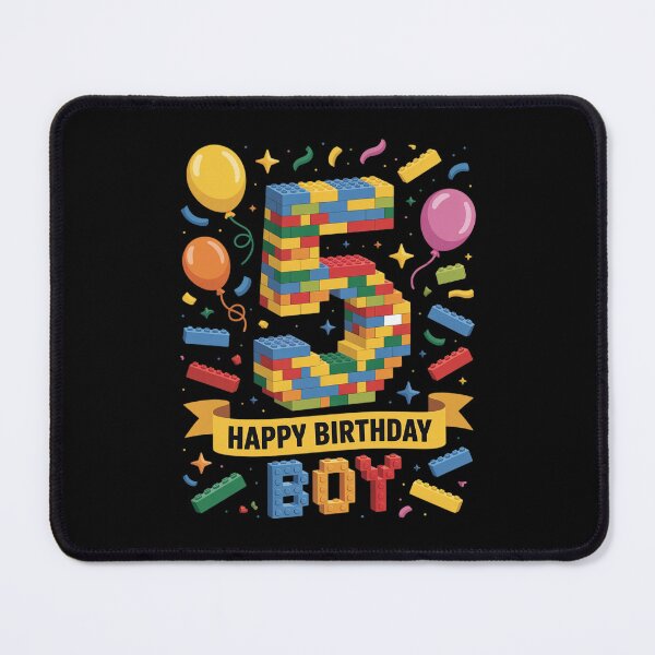 Item preview, Kids 5 Year Old Building Blocks 5th Birthday Boy designed and sold by MinaReinger.