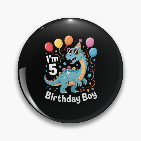 Item preview, Kids I'm 5 Birthday Boy Brachiosaurus 5 Year Old 5th Birthday 1 designed and sold by marcusry.