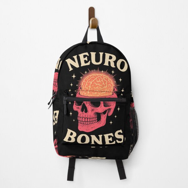 Item preview, Neuro Bones Funny Neurologist Halloween Shirt | Brain Doctor Spooky Tee designed and sold by ClinicalHubs.