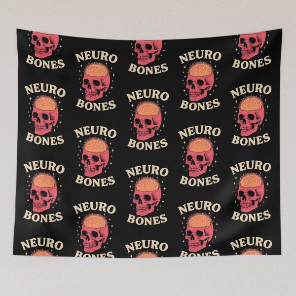Item preview, Neuro Bones Funny Neurologist Halloween Shirt | Brain Doctor Spooky Tee designed and sold by ClinicalHubs.