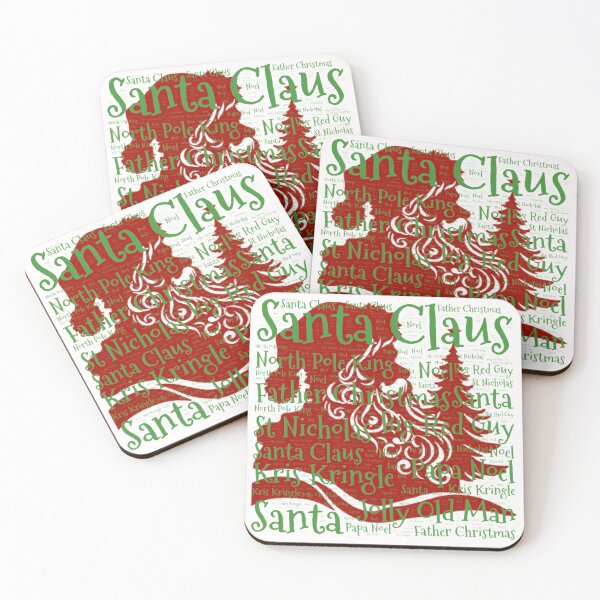 Item preview, Santa word art 2 designed and sold by Brickroad Dsigns.