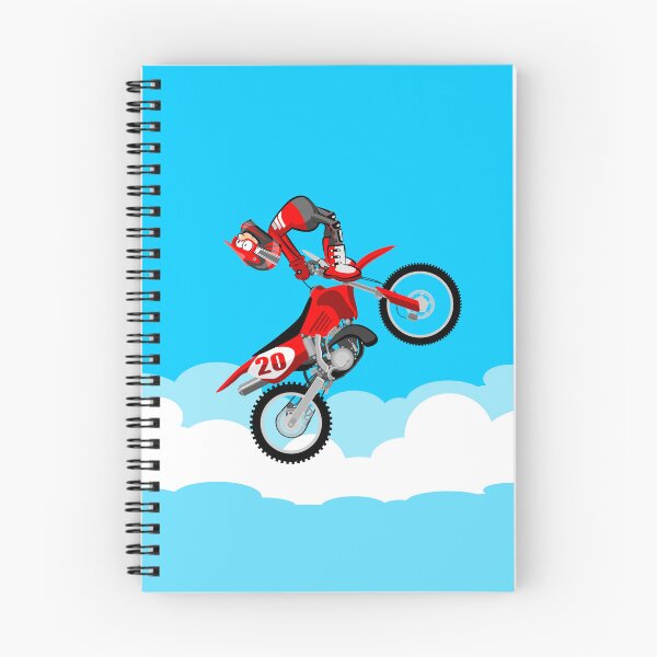 Item preview, Vertically Inverted Motocross Humor Stoppie Aerial Extreme Funny Fall Red Motorcycle Dirt Bike Leading Pilot designed and sold by DibuHumor.