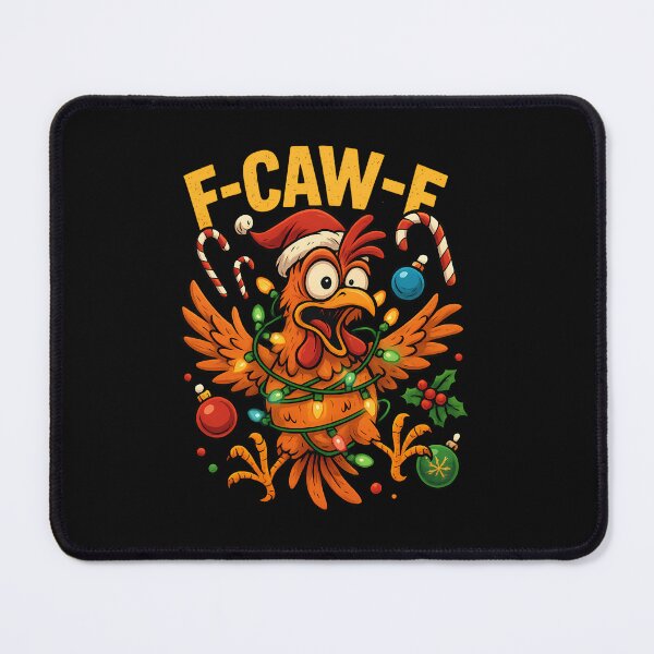 Item preview, Funny Christmas F-Caw-F Chicken Rooster Meme Adult Humor designed and sold by merlinnears.