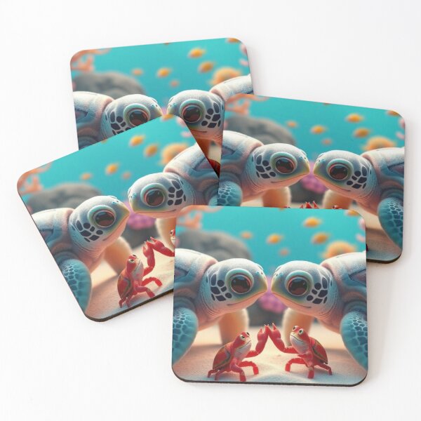 Item preview, Playful Turtles & High-Fiving Crabs designed and sold by Jeff's Good Mojo Dojo.