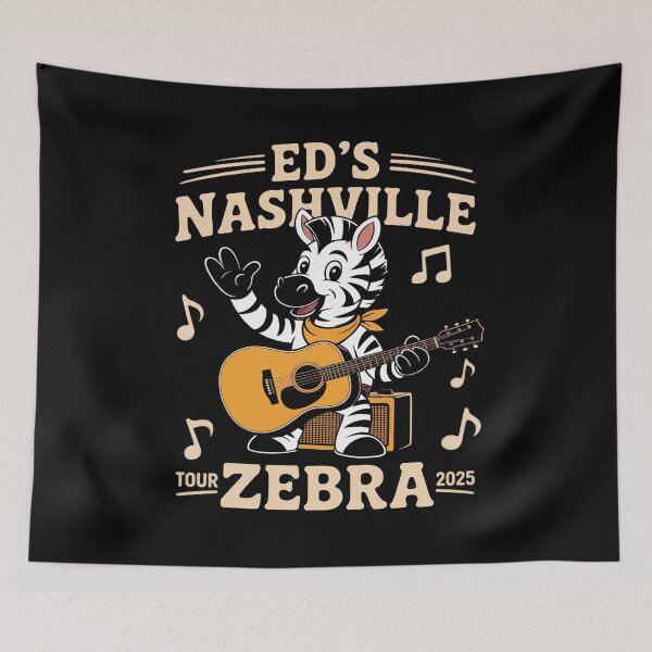 Artikelvorschau, Ed's Nashville Tour 2025 Zebra entworfen und verkauft von tabdejinti.