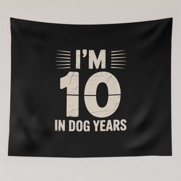 Item preview, I'm 10 In Dog Years Funny 70th Birthday designed and sold by MinaReinger.