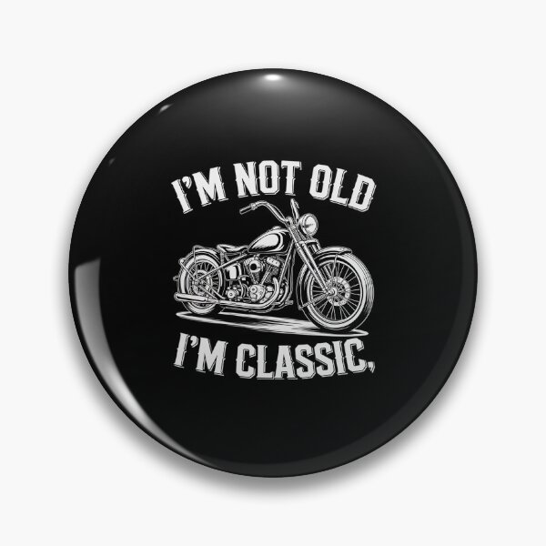 Artikelvorschau, Ich bin nicht alt, ich bin klassisch, lustige Motorrad-Grafik, Herren-Biker entworfen und verkauft von marcusry.