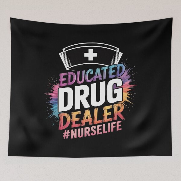 Item preview, Educated Drug Dealer Nurse Life Funny Nurse Heart designed and sold by tabdejinti.