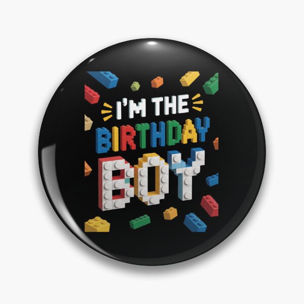Item preview, Im The Birthday Boy Building Bricks Family Party Decorations designed and sold by khorbiasieno.