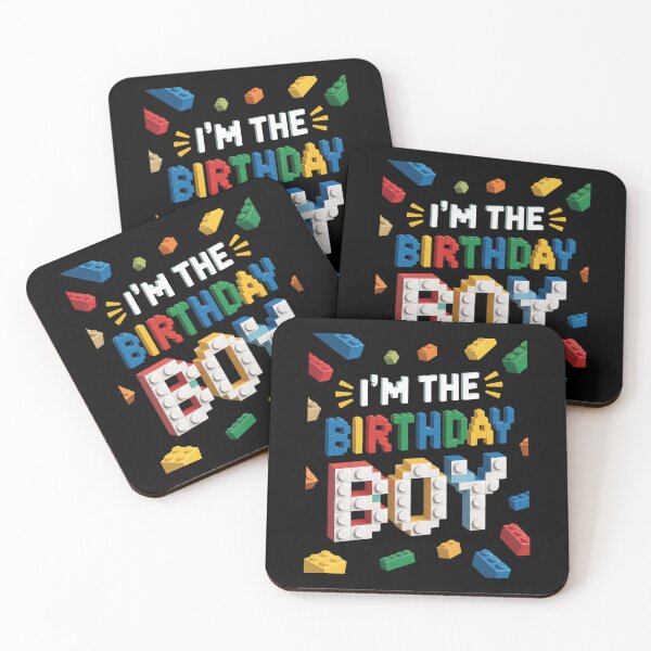 Item preview, Im The Birthday Boy Building Bricks Family Party Decorations designed and sold by khorbiasieno.