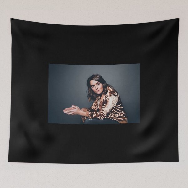 Item preview, Brandi Carlile Golden Velvet Portrait in Indie Folk Style designed and sold by zulenekbedf.