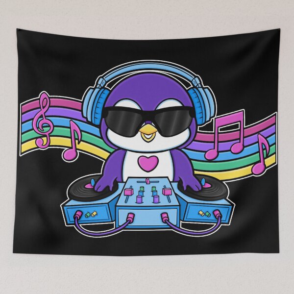 Item preview, Cute Pals Penguin DJ designed and sold by Ivetastic.