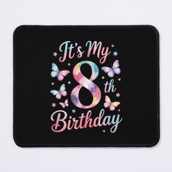 Item preview, It's My 8th Birthday Butterfly Theme 8 Year Old Party Girl designed and sold by RayArmstrong.