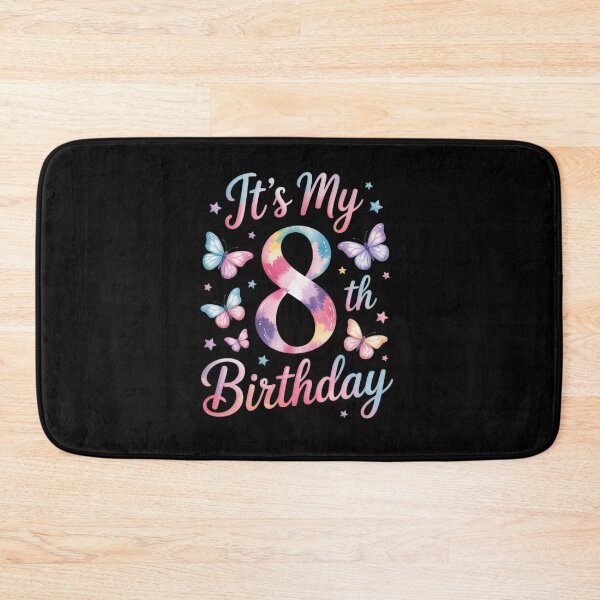 Item preview, It's My 8th Birthday Butterfly Theme 8 Year Old Party Girl designed and sold by RayArmstrong.
