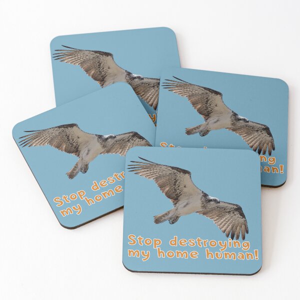 Item preview, Osprey environmental slogan designed and sold by SEADOGPRINTS.
