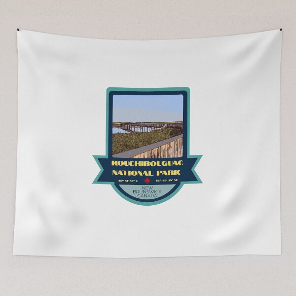 Item preview, Kouchibouguac National Park Vintage Retro Sticker – Canada National Park Badge Design designed and sold by RouseDesigns.