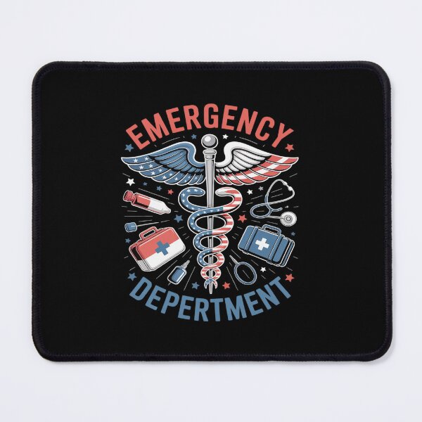 Item preview, Emergency Department 4th of July Usa Emergency Room Nurse designed and sold by ticlitule.