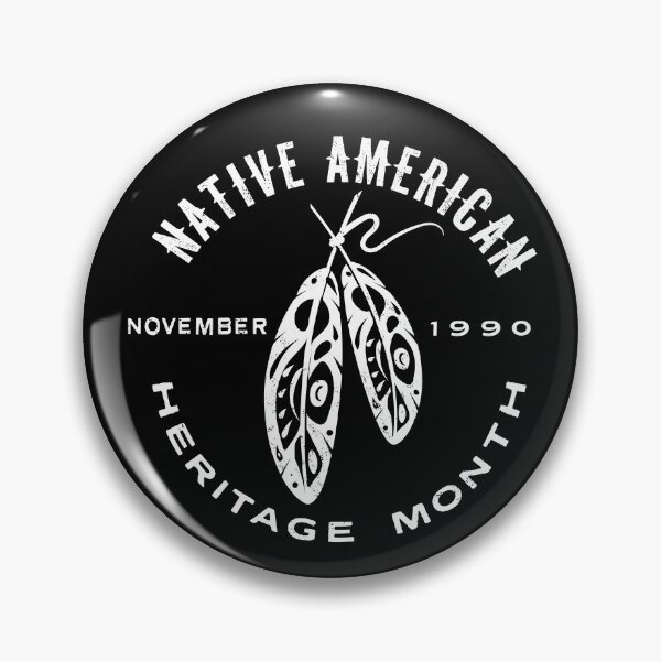 Item preview, Native American Heritage Month November white design vintage style designed and sold by Jdawnink.