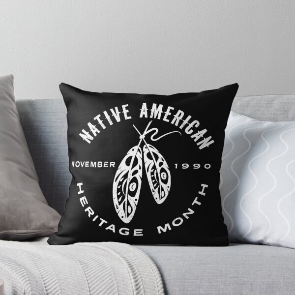 Item preview, Native American Heritage Month November white design vintage style designed and sold by Jdawnink.
