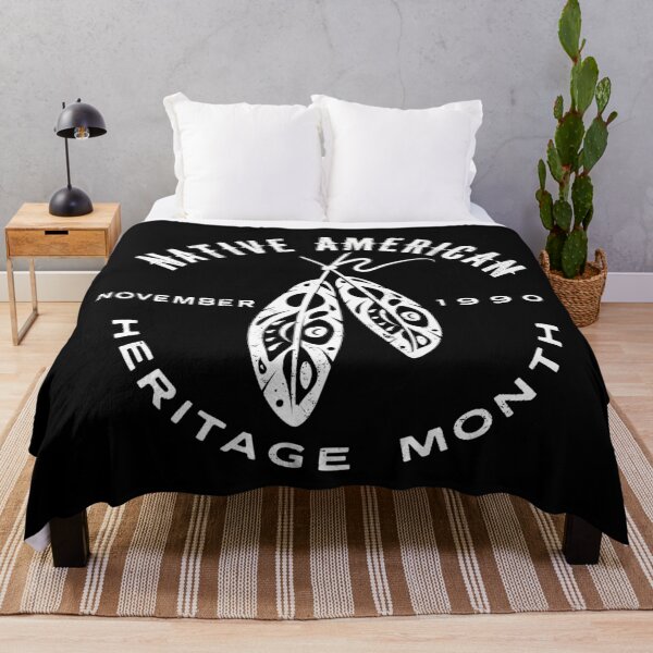 Item preview, Native American Heritage Month November white design vintage style designed and sold by Jdawnink.