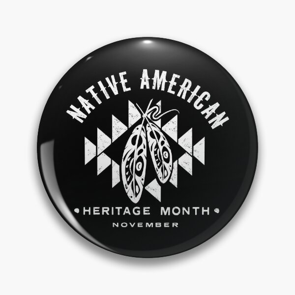 Item preview, Native American Heritage Month November white design vintage style designed and sold by Jdawnink.