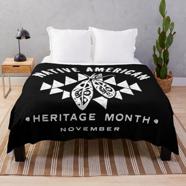 Item preview, Native American Heritage Month November white design vintage style designed and sold by Jdawnink.