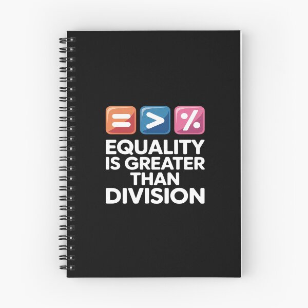 Item preview, Equality is Greater than Division designed and sold by ticlitule.
