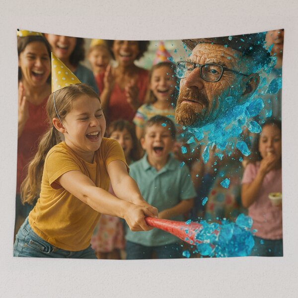 Item preview, Blue Ice Explosion Cosmic Cases Pinata Birthday Party designed and sold by WHITE FLAME PRINTS.