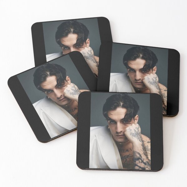 Item preview, Damiano David – Bold Tattooed Portrait in Rock Aesthetic Style designed and sold by zulenekbedf.