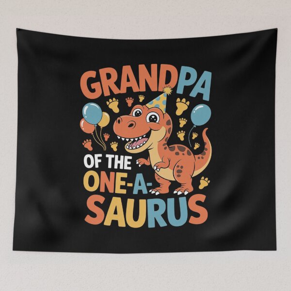 Item preview, Grandpa Of The One-A-Saurus 2Nd Birthday Dinosaur Party designed and sold by marcusry.