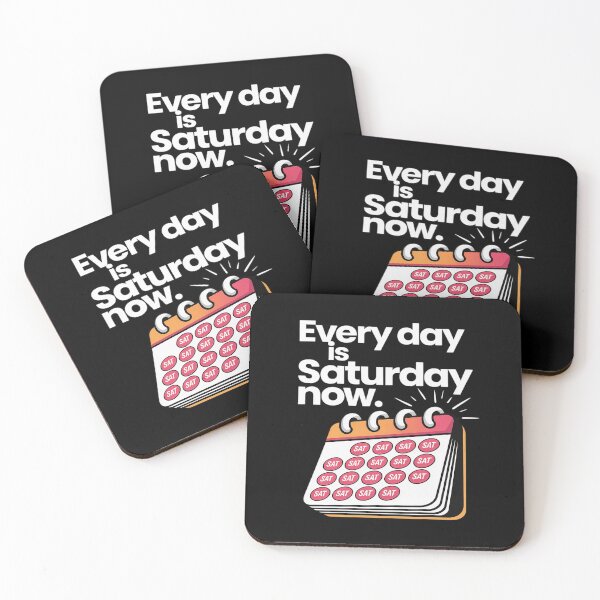 Item preview, Every Day Is Saturday Now Calendar designed and sold by ticlitule.