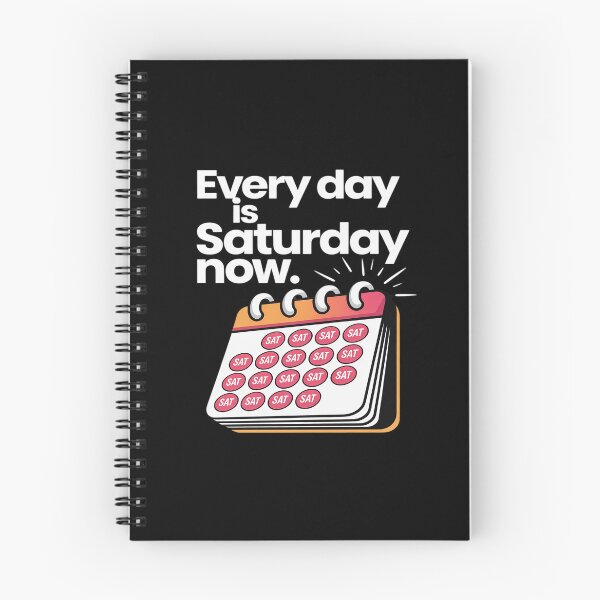 Item preview, Every Day Is Saturday Now Calendar designed and sold by ticlitule.