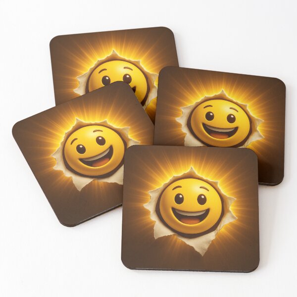 Item preview, Radiant Smile Burst — Shining Happiness Emoji designed and sold by LatestDesign95.