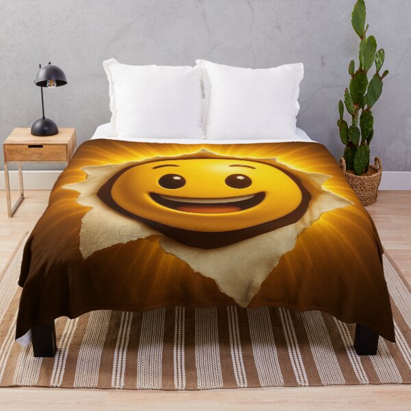 Item preview, Radiant Smile Burst — Shining Happiness Emoji designed and sold by LatestDesign95.