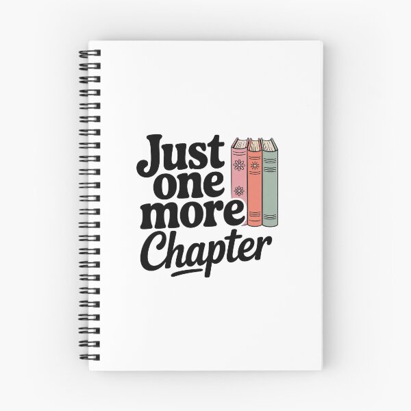 Artikelvorschau, Just One More Chapter | Book Lover Reading Quote Design entworfen und verkauft von Love Between Pages.