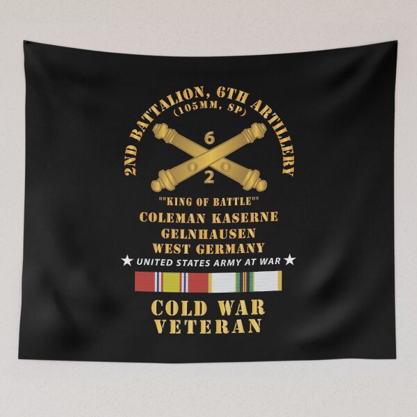 Item preview, Army - 2nd Battalion, 6th Artillery  - King of Battle - BR -  Coleman Kaserne, Gelnhausen, West Germany X 300 designed and sold by Military Insignia Products.