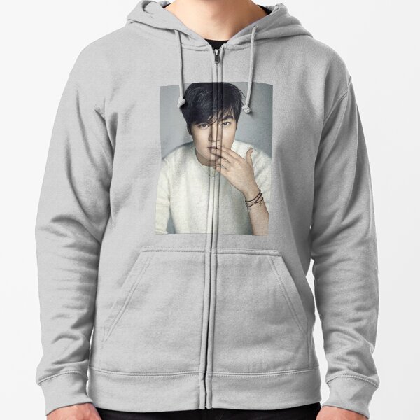 lee min ho Zipped Hoodie
