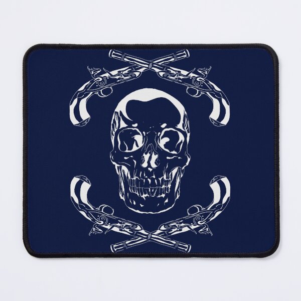 Item preview, hand drawn skulls and pistols, dark weapons of death by kill shot designed and sold by GuamanWend.