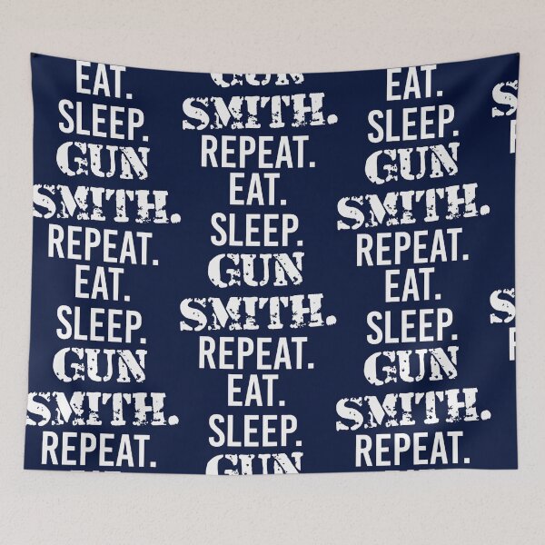 Item preview, Eat Sleep Gun Smith Repeat  designed and sold by GuamanWend.