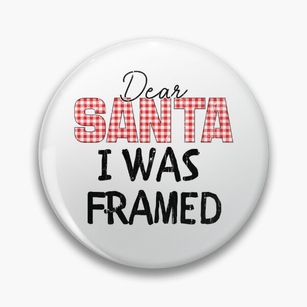 Item preview, Dear Santa I Was Framed designed and sold by eroseaillustrat.