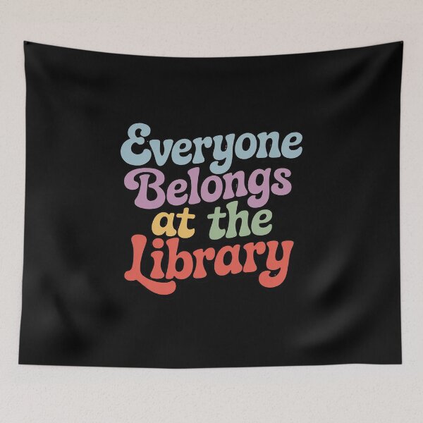 Item preview, Everyone Belongs At The Library Funny designed and sold by BiellaSar.