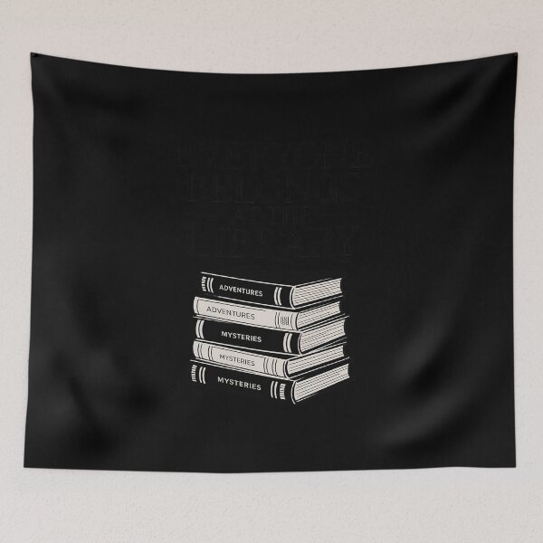Item preview, Everyone Belongs At The Library designed and sold by BiellaSar.