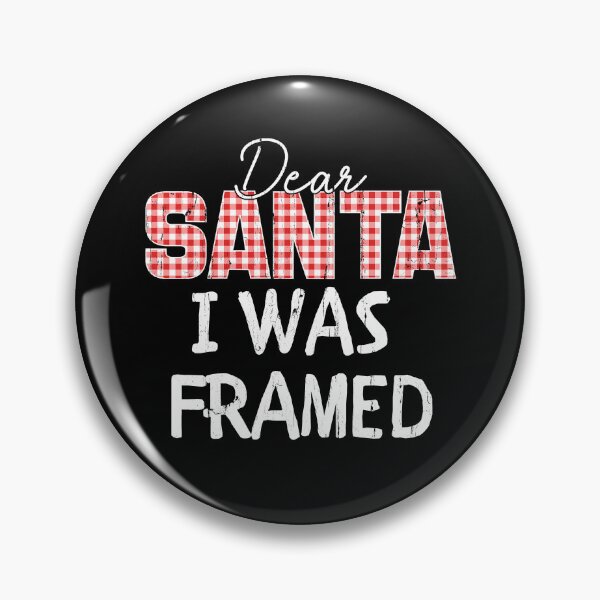 Item preview, Dear Santa I Was Framed designed and sold by eroseaillustrat.
