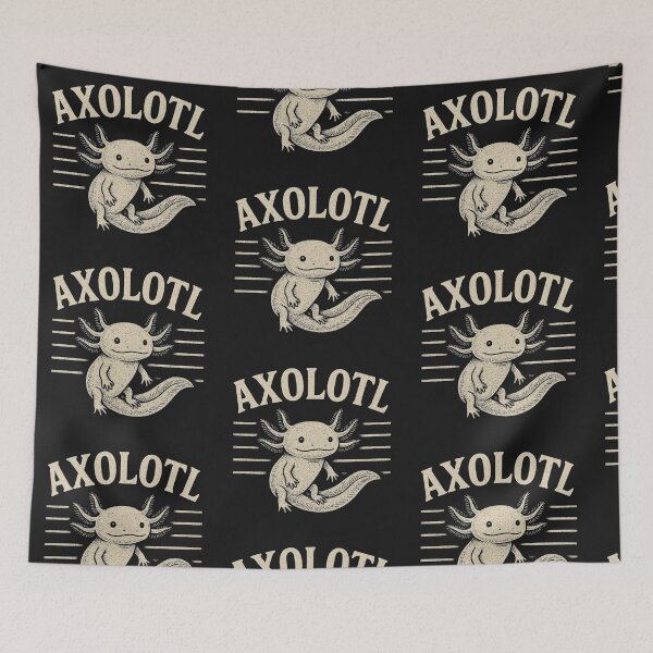 Item preview, Vintage Ghost Axolotl – Halloween designed and sold by BriSher.